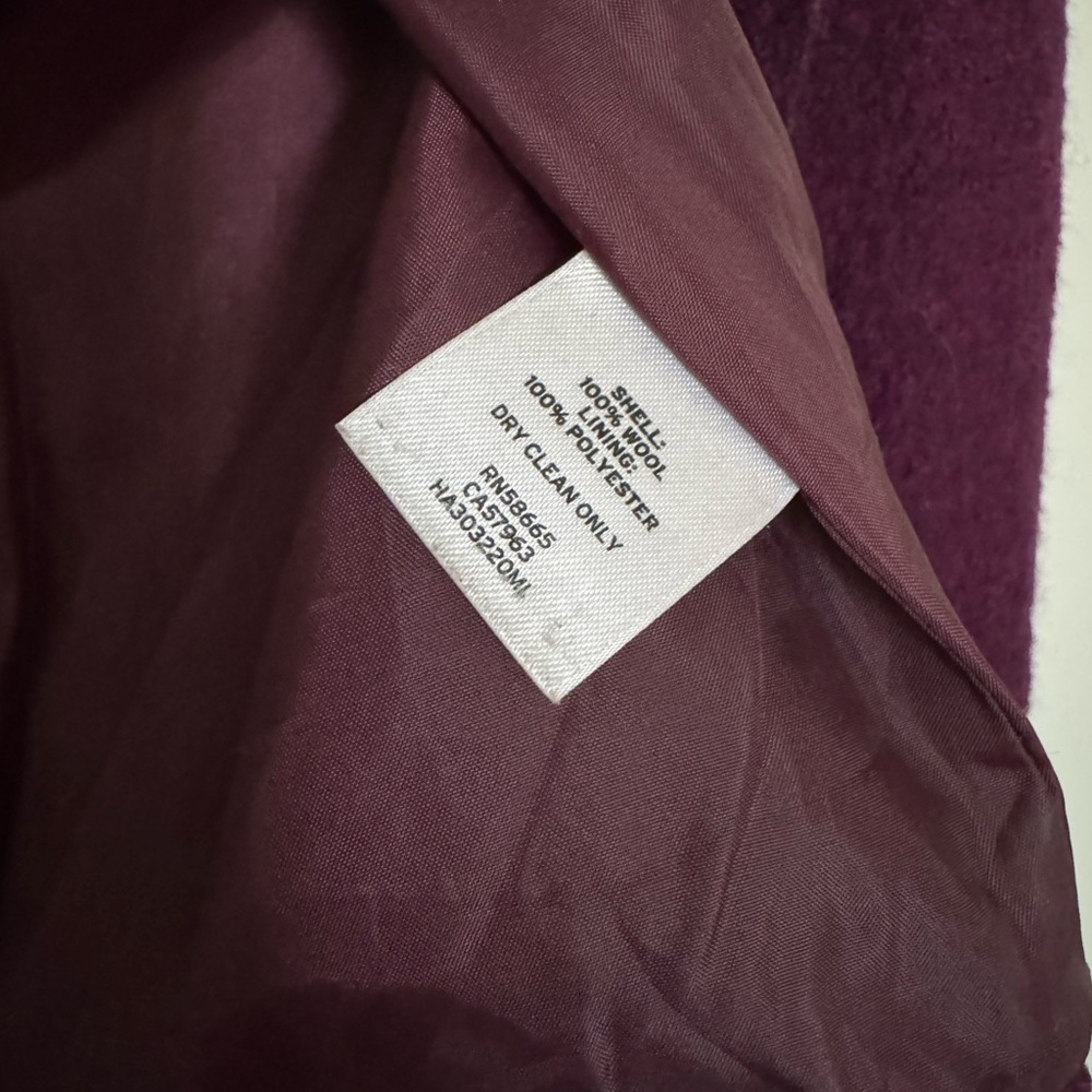 Halogen Raspberry Boiled Wool Coat - image 8